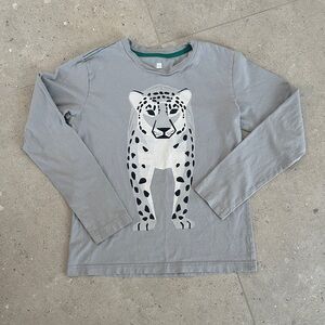 Tea Collection Leopard Shirt Size 12